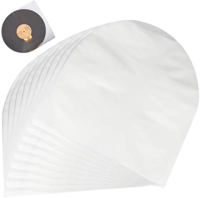 Dailygoods- Grammofoonplaten Hoezen 100 Stuks - Antistatische Hoezen - Transparante Vinyl Binnenhoezen - 30,5 cm - Lichtgewicht - Voor Opbergen van CD's - Platenhoezen