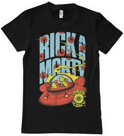Rick and Morty T-shirt Focus On Science T-shirt WB-1-RM017-H70-5