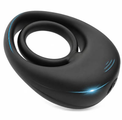 NØXA Hero - Cockring Vibrerend - Vibrerende Cockring - Penisring Siliconen - Flexibele Pasvorm - Meerdere Vibratiestanden- Sex Toys voor Koppels- Mannen - Zwart