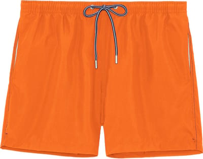 HOM Sea life beach boxer - heren zwemshort - oranje