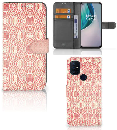 OnePlus Nord N10 Telefoon Hoesje Pattern Orange