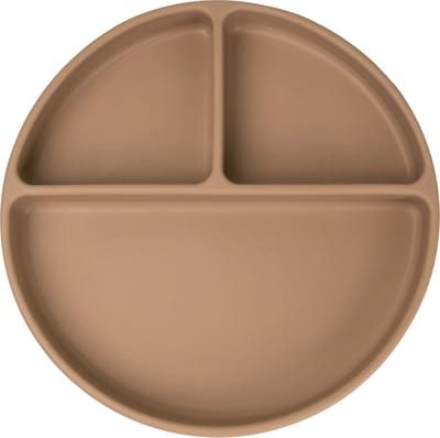 JU&MP Bord Zuignap - Baby - Kinderservies - Kinderbord - Onbreekbaar - Bruin