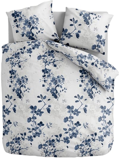 Dekbed-Discounter - Fresh and Co Dekbedovertrek 200 x 200/220 cm - Dubbele instopstrook - Wasbaar op 40 graden - Inclusief 2 kussenslopen - Tranquility Blue