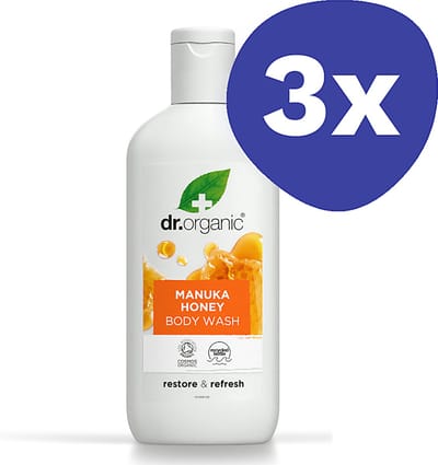 Dr Organic Manuka Honing Douchegel (3x 250ml)