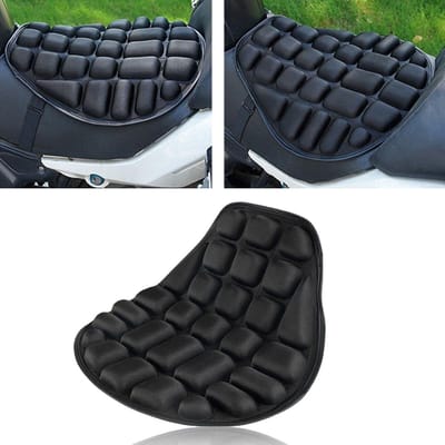 Motorfiets Zadelkussen - Comfort Pad - stoelkussen - Comfortabele Ritten - Lange Ritten - Ademend en Anti-slip - 34x36cm