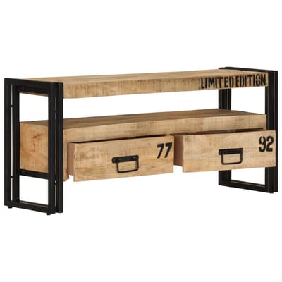 vidaXL - Tv-meubel - 100x30x45 - cm - massief - mangohout