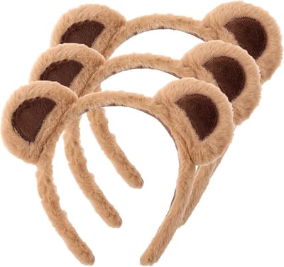 Drie-delige Chipmunks Kostuum met Oren en Hoofdband voor Feesten, Verjaardagen en Themadecoraties