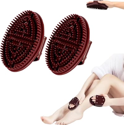 Daity Set van 2 - Meridian massageborstel - Meridian massageborstel voor lichaamsontspanning - Kam voor volledige lichaamsontspanning - Meridian massagekam - Kam voor volledige lichaamsontspanning