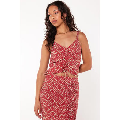 America Today Ivara White/red Größe: XS | Tanktops Outlet | Damen | Weiß