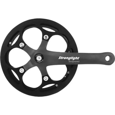 Road crankstel met behuizing voor overbrenging zonder kettingspanner Stronglight Impact S 46Dts 8V. 170 mm