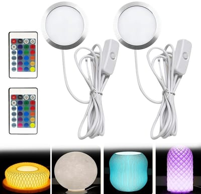 2 Stuks 3D Printer LED Strip Verlichting - Creatieve LED Lamp Kits voor 3D Printers, RGB Nachtlicht en Model Componenten voor Innovatieve Ontwerpen