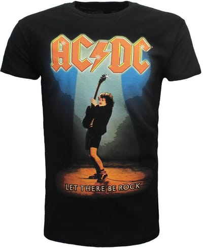 AC/DC Let There Be Rock T-Shirt - Officiële Merchandise - S