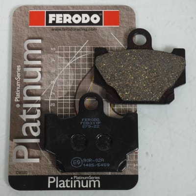 Plaquette de frein Ferodo pour Moto Yamaha 650 Xj Turbo 1982 à 1983 AVG Neuf