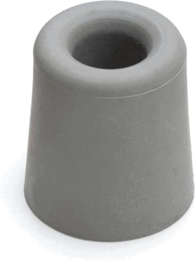 Deurstopper - rubber - grijs - 2,4 x 3 cm - deurbuffer - deurstoppers
