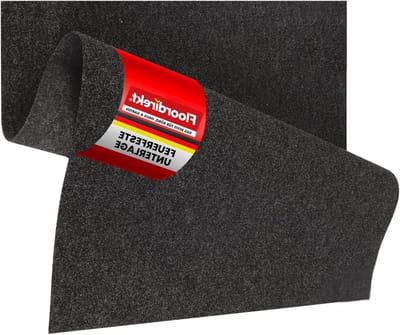 Onderlegger Vuurvast - Hittebestendige Mat - Veilig Grillen - Tot 1000°C Hittebestendig - 60 x 60 cm - Zwart