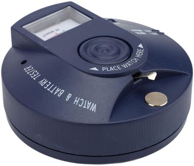 Batterij Tester - Knoopcel Analyzer - Horloge Reparatie - Laag Energie Alert - 1.5V 3V - Zwart