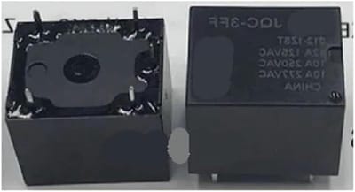 Elektromechanisch Relais - Schakelcomponent - Elektrische Schakeling - Vijf Voet Contacten - 30 Stuks - Zwart