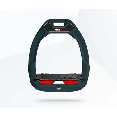 Verstelbare veiligheidssporen Groen/Zwart/Rood Flex-On Safe-On