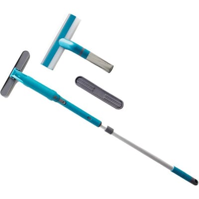 Livington Window Buddy - Raamreiniger - 97-130 cm - Raamreiniger met telescoopstang - Raamwisser - Raamtrekker - Douchewisser - Zonnepaneelreiniger vertaler