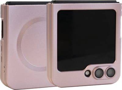 ShieldCase mat hoesje met camera cover geschikt voor Samsung Galaxy Z Flip 6 hoesje - telefoonhoesje met extra camerabescherming - Kunststof Back cover met matte afwerking - Dun telefoonhoesje met optimale bescherming (roze)