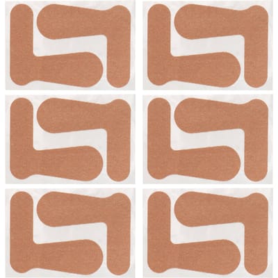 10 stuks Turfteen Tape Strap Fixatie Ademend Plakband Teen Corrector voor het Verlichten van Pijn beige