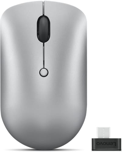 Lenovo 540 USB-C Wireless Compact Mouse - Muis - Optisch - 4 knoppen - Grijs
