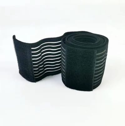 Go Go Gadget - Sport Polsbandages - Zwachtel - Klitteband - Fitness - 1 set van 2 stuks - Zwart
