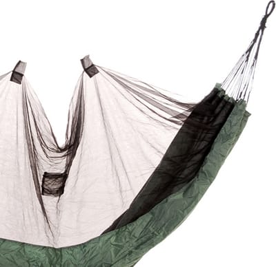 Fosco hangmat Amazon Hiking incl. muskietennet - Leger Groen