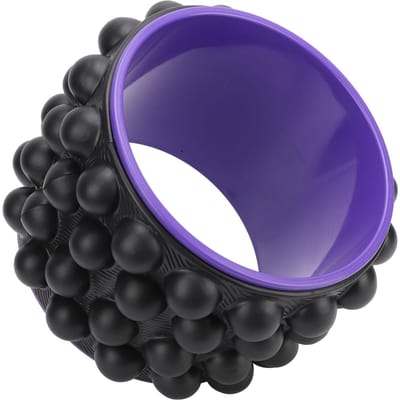 Rugstrekker Cracker Roller Stijfheid Verlichting Knakkend Apparaat 3D Acupunctuurpunt Bult Wervelkolom Kloof Yoga black