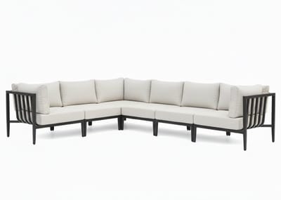 Belito Daan XL Loungeset | Aluminium | Carbon Black | 245x320 cm | Nr. 2 Rechts