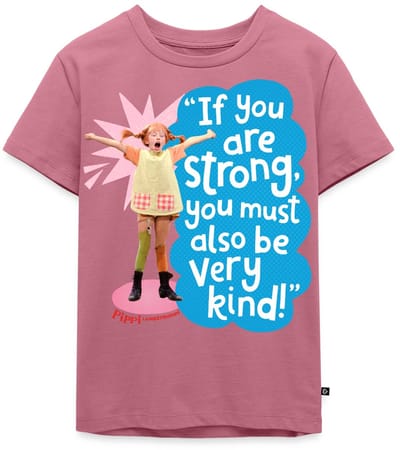 Pippi Langkous Gestrekte Pippi Met Spreuk Premium T Shirt Kinderen