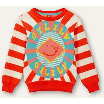 Oilily Kers Trui- maat74/12m Oranje