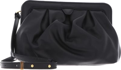 COCCINELLE Leren Schoudertas Diletta Mini Bag Noir Zwart