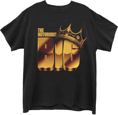 Biggie Smalls - The Notorious Heren T-shirt - S - Zwart