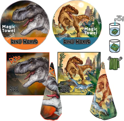 Depesche - Dino Wold magische handdoek - 1 stuk