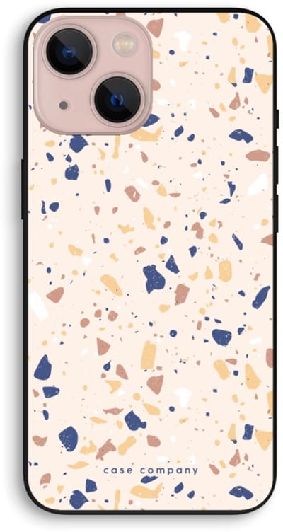 Case Company® - Hoesje geschikt voor iPhone 13 mini hoesje - Terrazzo N°23 - Biologisch Afbreekbaar Telefoonhoesje - Bescherming alle Kanten en Schermrand