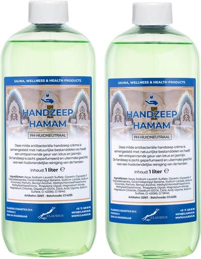 Handzeep Hamam 1 liter - set van 2 stuks