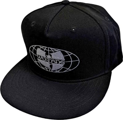 WuTang Clan - World-Wide Snapback Pet - Zwart