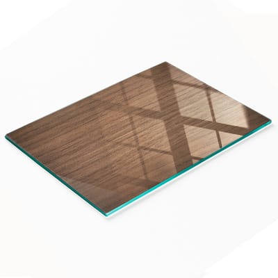 Multifunctionele decoratieve snijplank voor de keuken, gemaakt van gehard glas en hout, 80x52 cm