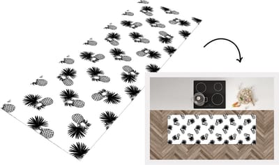 Keukenloper - Loper keuken - Ananas - Patronen - Jungle - 150x50 cm - Keukenloper vinyl
