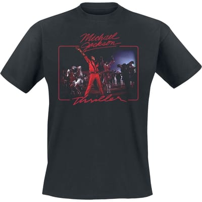 Michael Jackson T-shirt - Thriller - M tot 5XL - voor Mannen - zwart