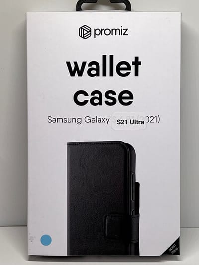 Wallet Case - Black, Samsung Galaxy S21 Ultra