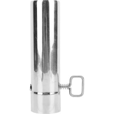 Tuyau de poêle avec registre Acier inoxydable 304 Épaissi Tuyau de cheminée pour ventilation Évacuation Extraction des fumées adjustable chimney 60mm