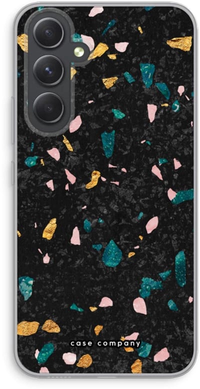 Case Company® - Hoesje geschikt voor Samsung Galaxy A54 hoesje - Terrazzo N°10 - Soft Cover Telefoonhoesje - Bescherming aan alle Kanten en Schermrand