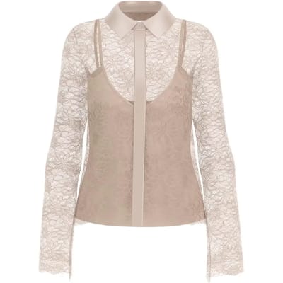 Damesblouse met lange mouwen Guess Antoinette Lace