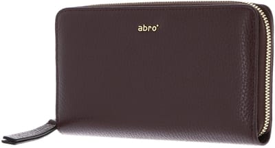 abro Leren portemonnee Leather Adria Wallet Burgundy wijnrood