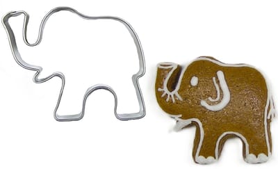 BrandNewCake Uitsteekvorm Olifant RVS 5cm