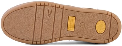 camel active Sneakers van suèdeleer - Maat menswear-43 - Bruin-blauw