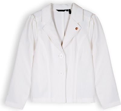 Nono N312-5310 Meisjes Blazer - Snow White - Maat 122-128