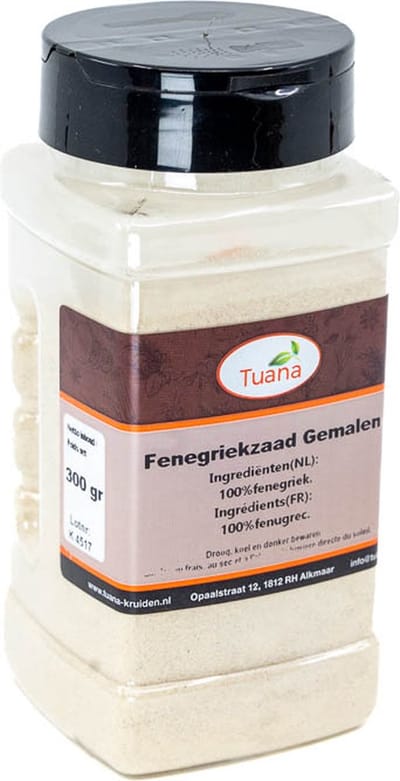 Tuana Kruiden - Fenegriekzaad Gemalen - Strooibus 150 Gram - Tuanashop - MP-F-0003